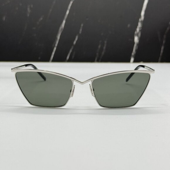 NEW SL637 002 SAINT LAURENT  SUNGLASSES WOMEN  CAT EYE EYEWEAR SAINT LAURENT - Picture 4 of 11